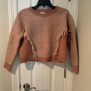 Madewell Sweater with Fringe Detail